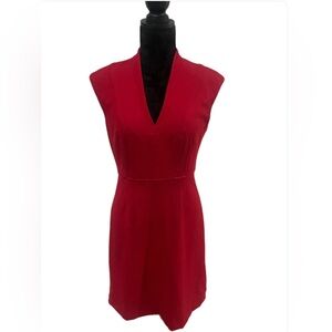 Anthropologie Red Mini Dress- size 4